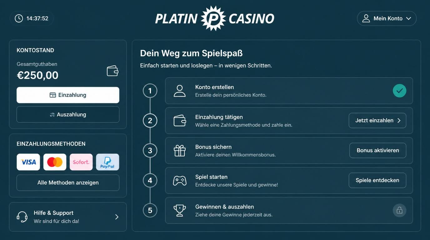 Uhr mit Schritte-Symbolik, Kontostand, Einzahlungen